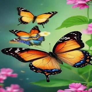 beautiful butterflies wallpaper