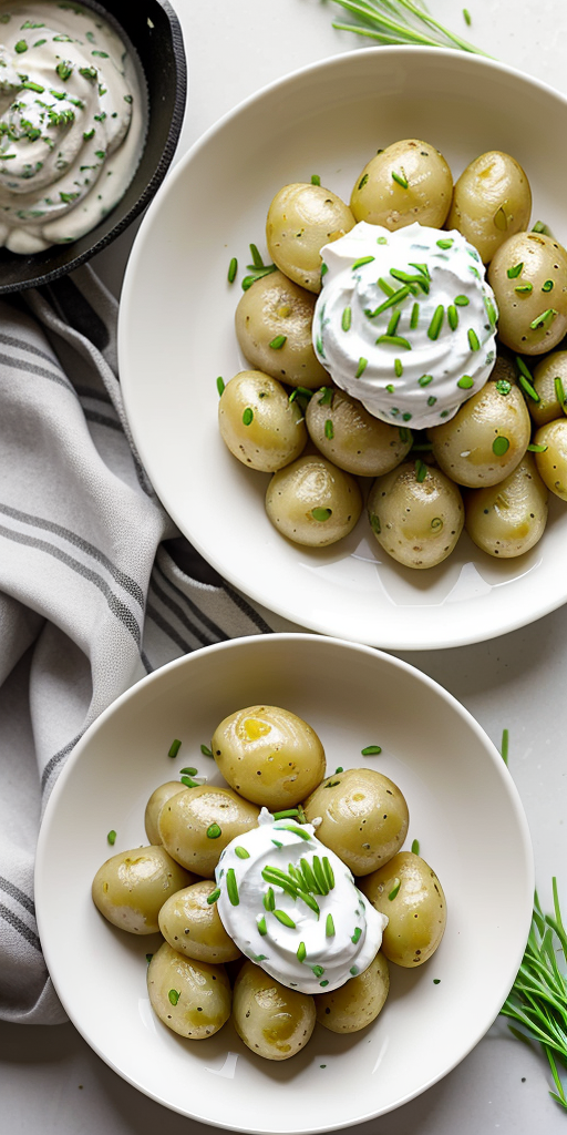 sour cream and chive potatoes
