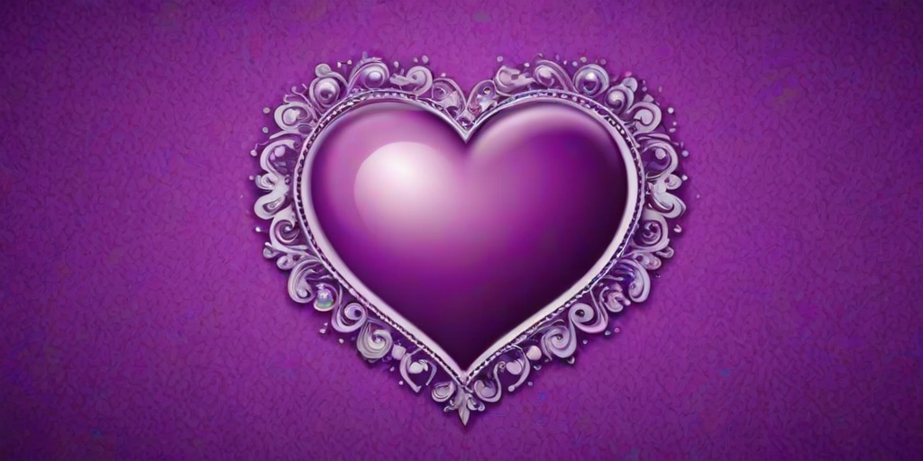 heart purple wallpaper