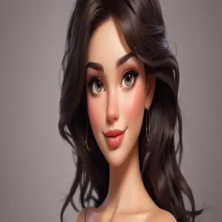 brunette cartoon characters