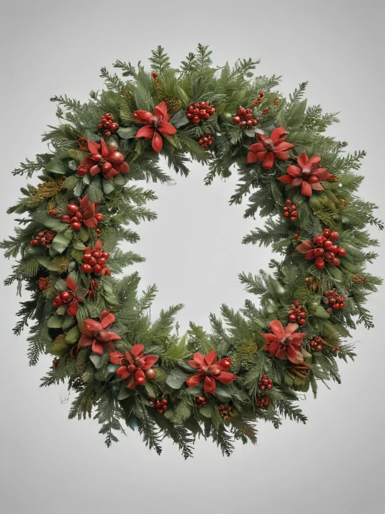 christmas wreath transparent