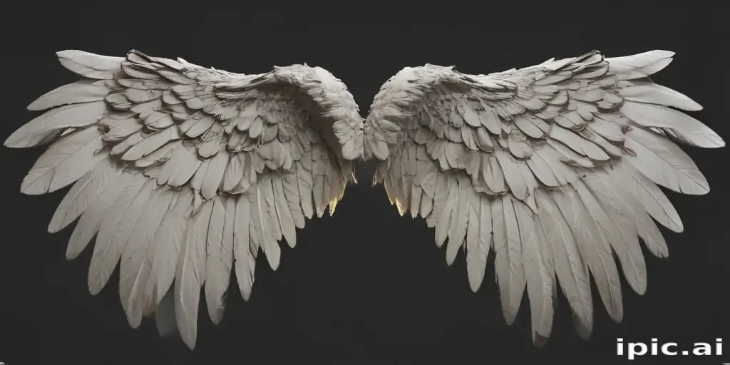 realistic angel wings png