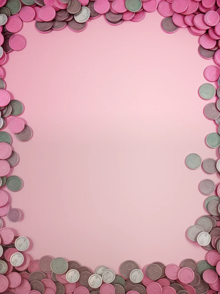 pink money background
