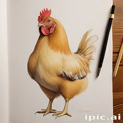 chicken drawing