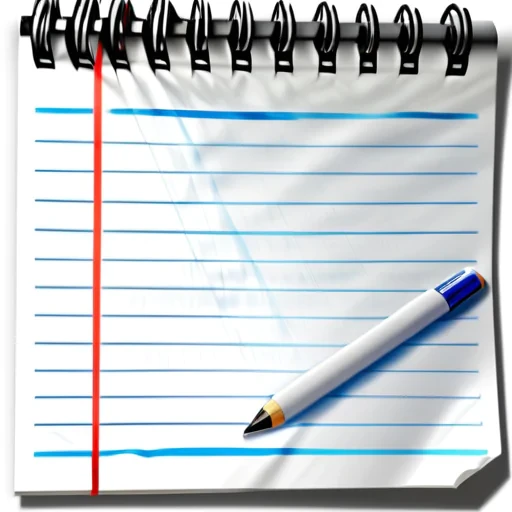 notebook paper png