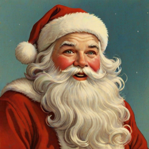 images of vintage santa