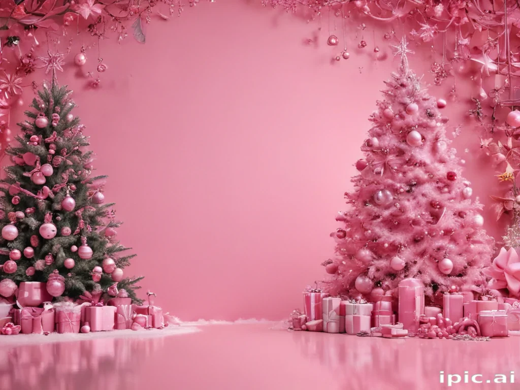 pink christmas background
