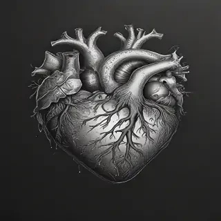 hand drawn heart