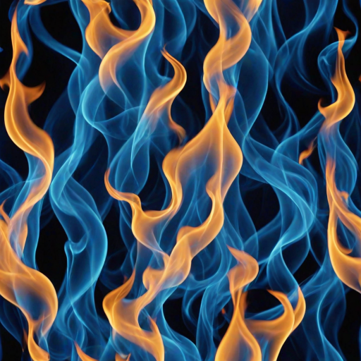 blue flame background