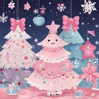 girly cute christmas wallpaper