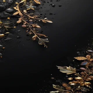 black background with glitter