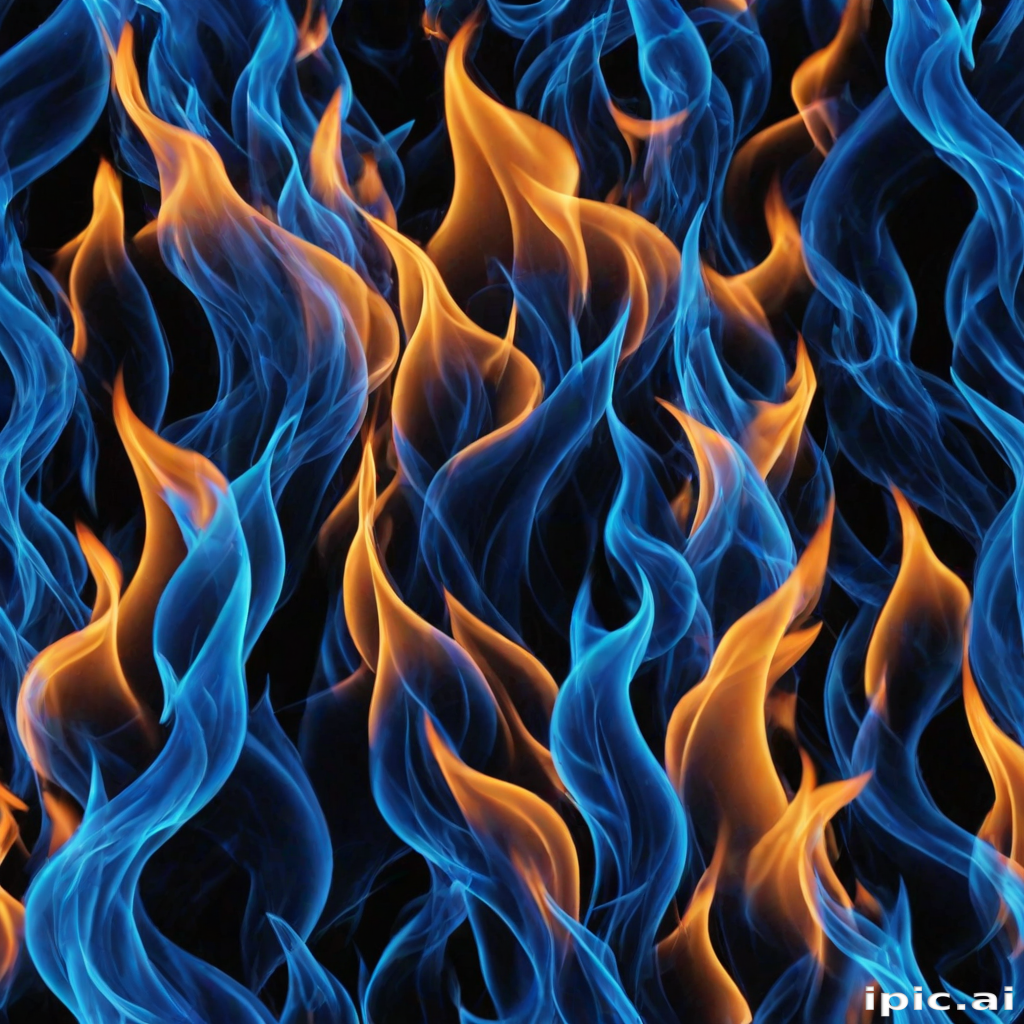 blue flame background