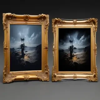 transparent photo frame