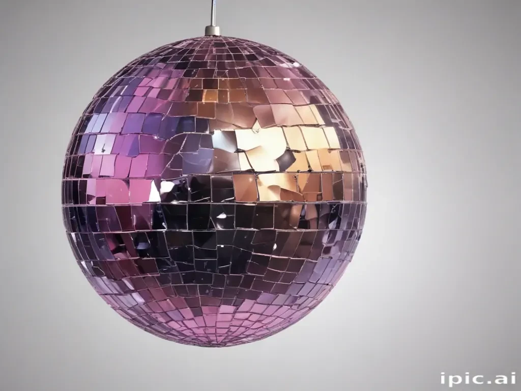 transparent background disco ball png