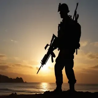 soldier silhouette png