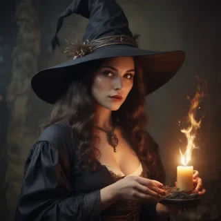 vintage witch pictures