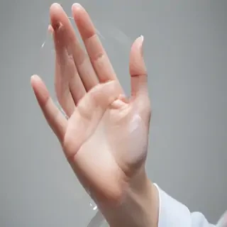 transparent prayer hand