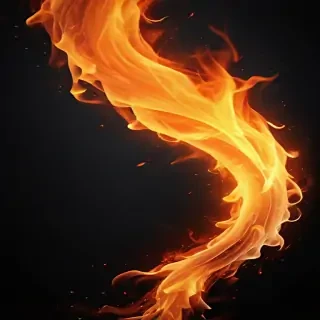 background with fire