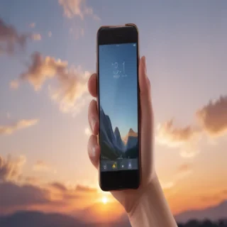 hold phone png