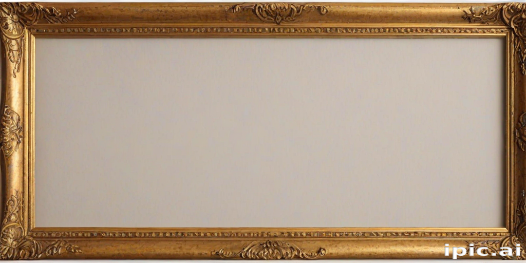 wooden picture frame png