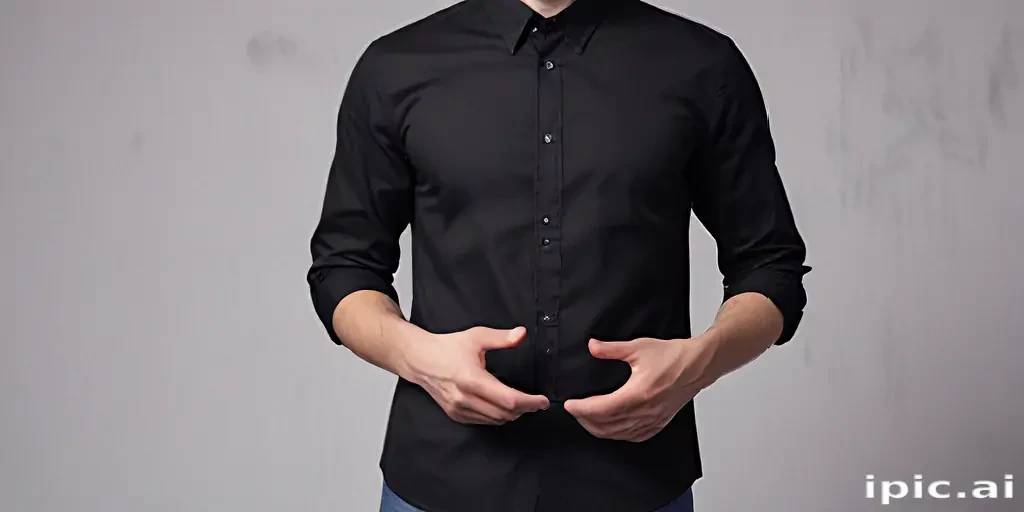 black mockup shirt