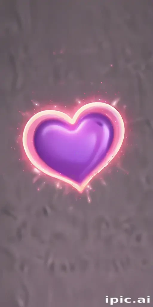 glow heart png