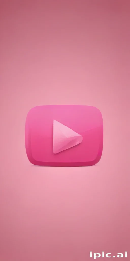 pink youtube logo