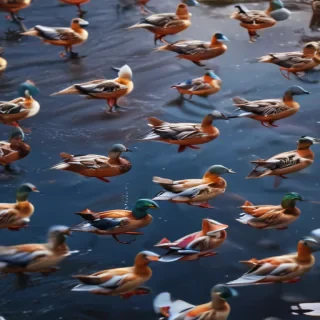 background duck