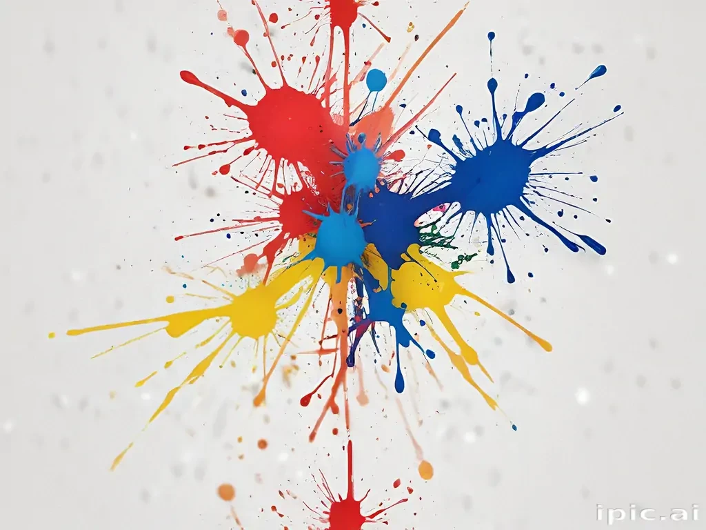 paint splatter transparent