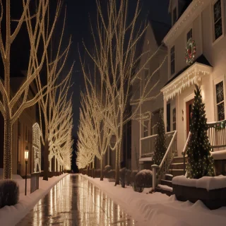 christmas lights iphone wallpaper
