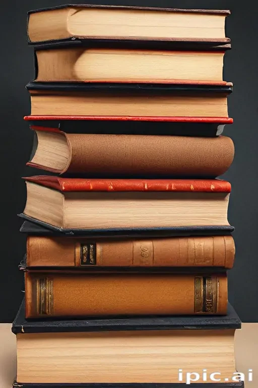 stacked books clip art