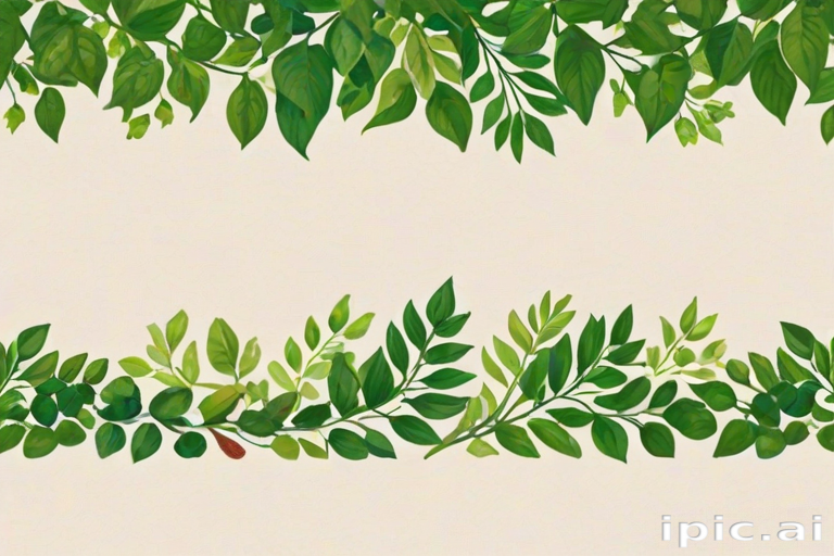 greenery border