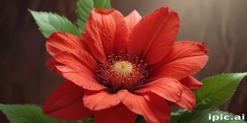 red flower png