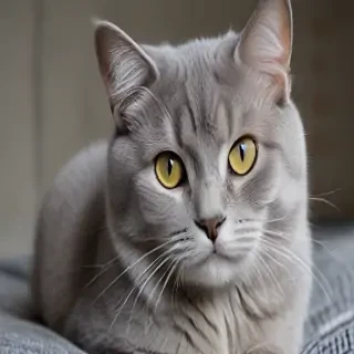 grey cat