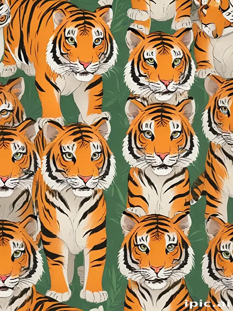 cartoon tigers