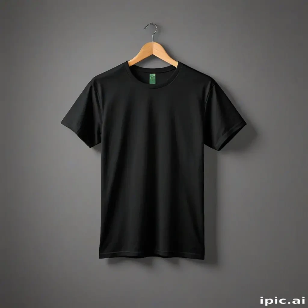high resolution black t shirt template