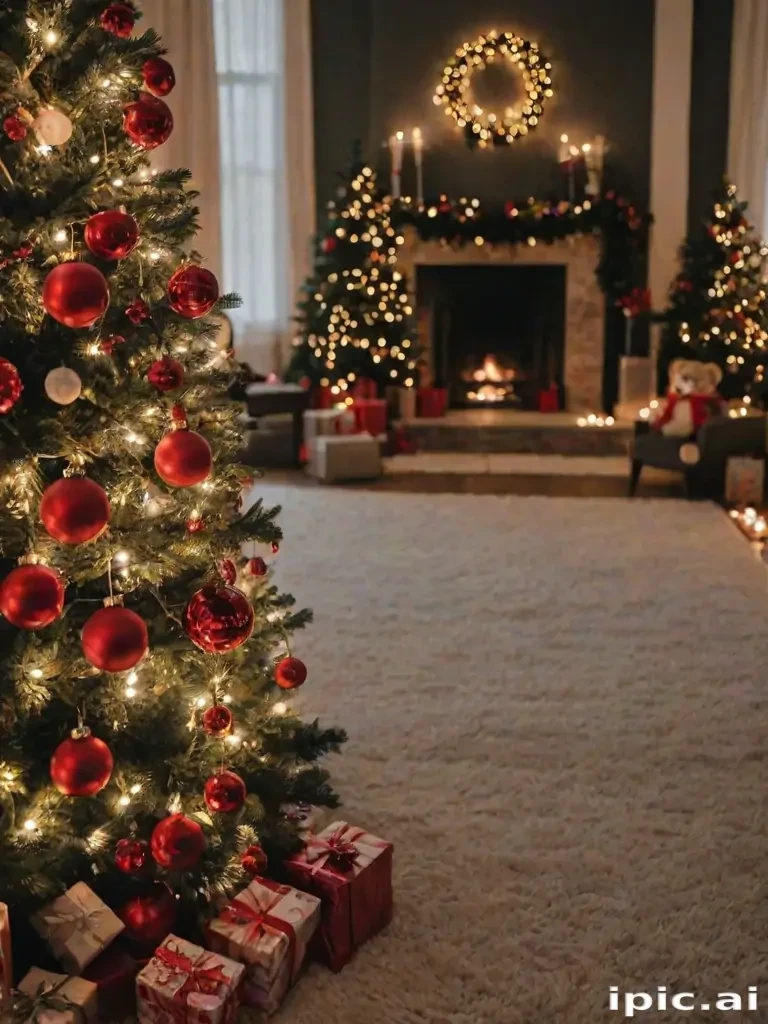 christmas aesthetic background