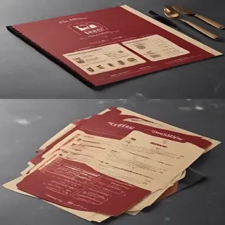 restaurant menu mockup free