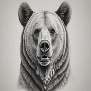 bear pic drawing