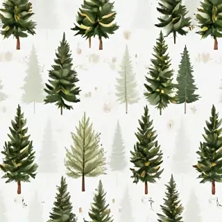 christmas trees transparent background