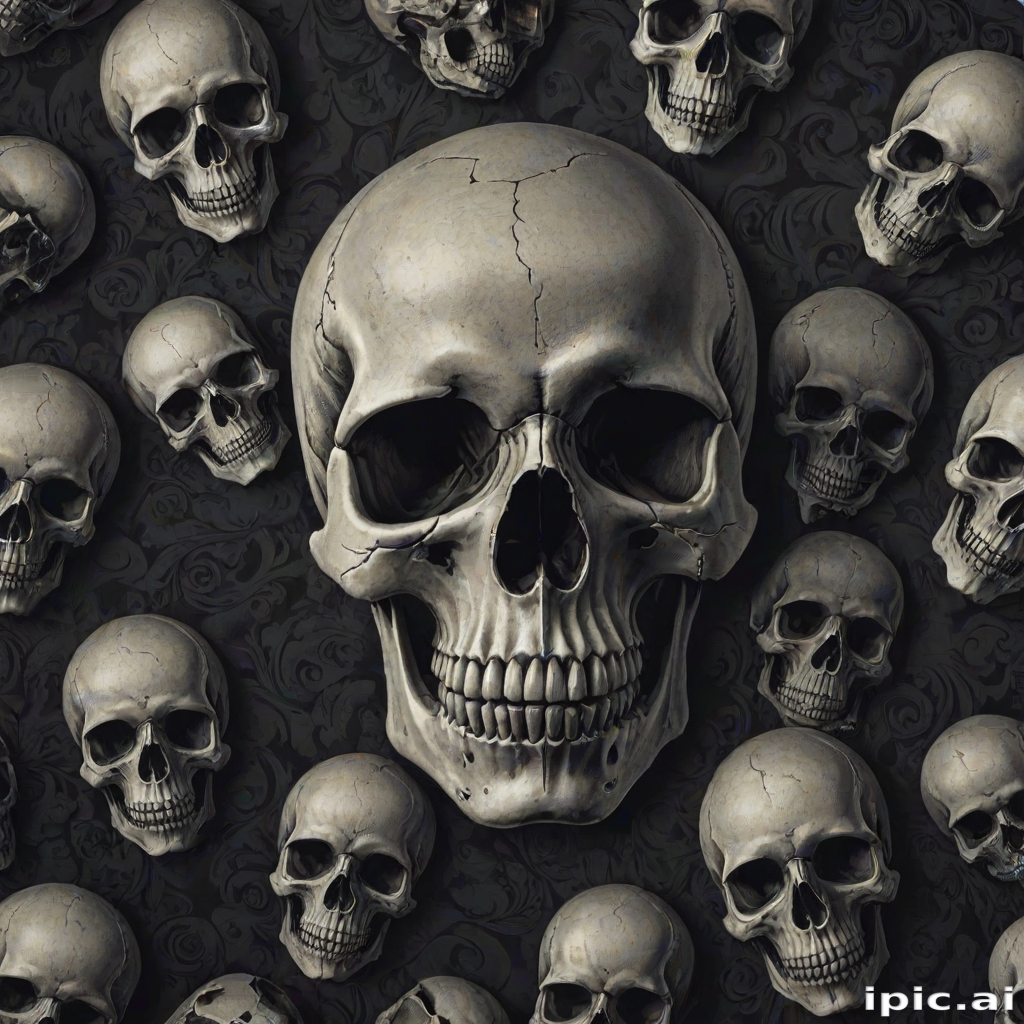 skull background
