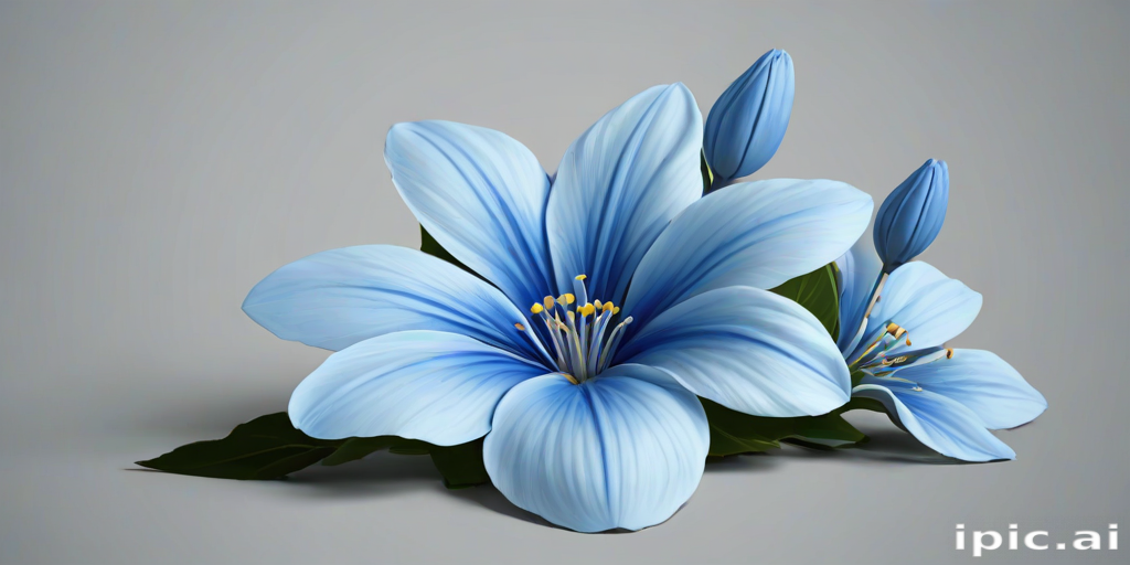 blue flower clip art