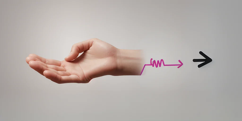 hand pointing png