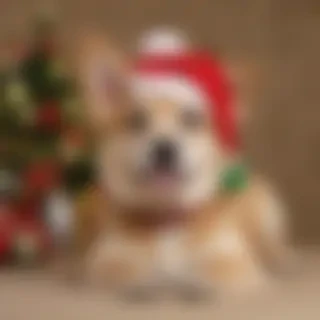wallpaper christmas dog
