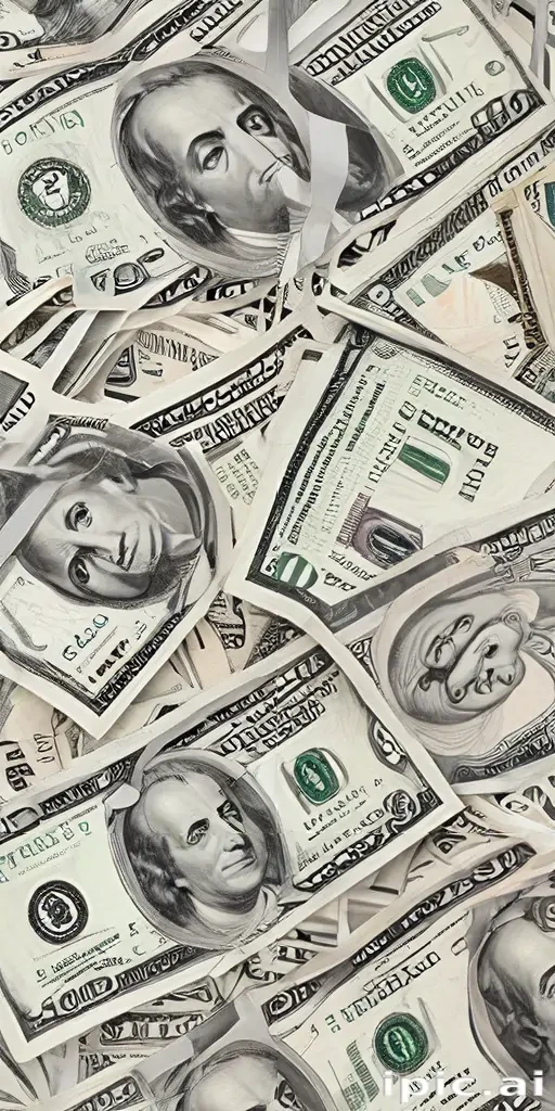 money with transparent background