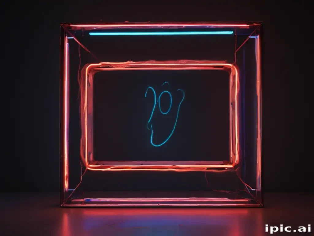 neon frame