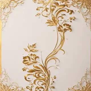 elegant white and gold background