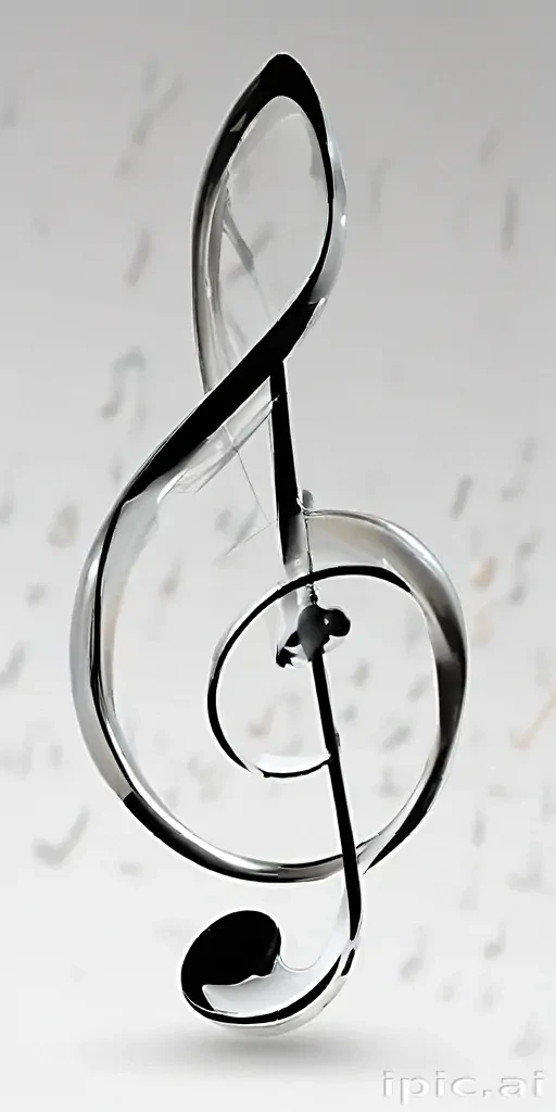 transparent music note
