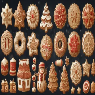 clip art christmas cookies