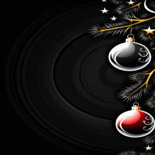 dark christmas wallpaper